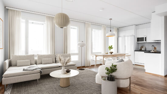 3+kt+s+las.parveke(oma tontti) Rautionkatu 20 A 30, 90400 Oulu