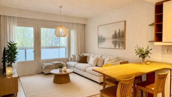2h+kk+s+lasitettu parveke Kahvelitie 8 A 26, 90510 Oulu