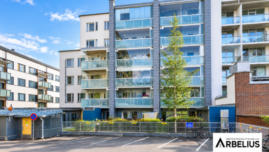 2h+k+s+lasitettu parveke Pakkahuoneenkatu 21 A 2, 90100 Oulu